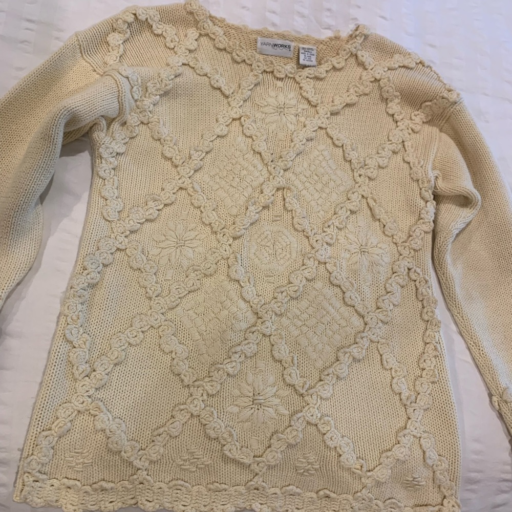 Yellow Yarn Works Ladies Sweater - Size Small